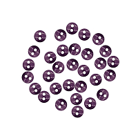 27376 Пуговицы 'Мини' на 2 прокола, 6мм, уп/50шт. +/- 2 шт. цв.фиолетовый