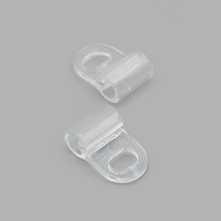 06-089 Крючок-петля h-16мм пластик для римских штор, прозрачный