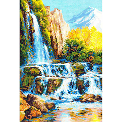 Наборы для вышивания крестом 1194 Набор для вышивания Риолис 'Пейзаж с водопадом', 40*60 см