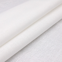 784 (802) Ткань для вышивания равномерка белая, 100% хлопок, 49*50 см, 30ct, Astra&Craft