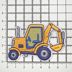 Термоаппликация 'Экскаватор', 4,7*7см, Hobby&Pro