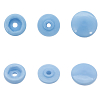 Кнопка круглая 12,5/10мм пластик (уп.~100шт) NEW STAR 168 голубой