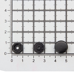 Кнопка круглая 12,5/10мм пластик (уп.~100шт) NEW STAR