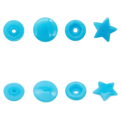 Кнопка фигурная 'Звезда' 12,5/10мм пластик (уп.~100шт) NEW STAR