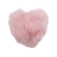 FRW-8P233 Помпон-сердце, цв. нежно-розовый, 10см, 2шт/упак