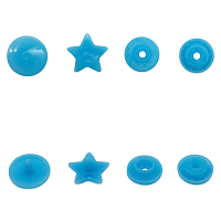 Кнопка фигурная 'Звезда' 12,5/10мм пластик (уп.~1000шт) NEW STAR