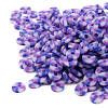 Бусины плоские из полимерной глины 6мм 20г, Astra&Craft B19 фиолетовый пестрый микс