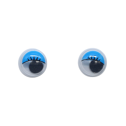TEY-019 Глаза бегающие с цветным веком 10мм