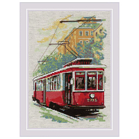 2106 Набор для вышивания Риолис 'Старый трамвай' 21*30 см