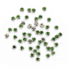 4AR159/166 Хрустальные стразы в цапах/серебро, 4мм, 50шт/упак, Astra&Craft 06 светло-зеленый
