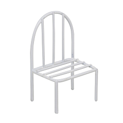 KB4248 Металлический мини стул, белый 4,5*3,5*2,5*7,5см Astra&Craft
