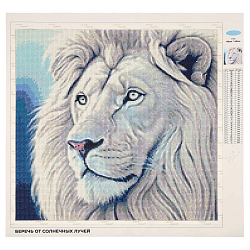 Cr 440184 Алмазная мозаика 'Белый лев', 40х40см, Cristyle