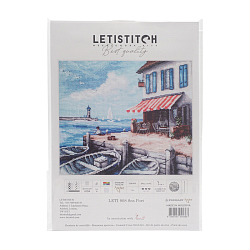 Leti908 Набор для вышивания LetiStitch 'Морской порт' 26*22см