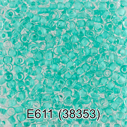 (38353) Бисер прозрачный с цв.центром 10/0, круг.отв., 50г, Preciosa
