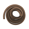 Шнур из натуральной кожи 5мм*1м, дизайн №302, 100% кожа 42 темно-коричневый
