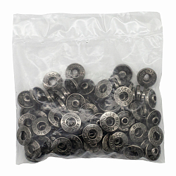 1312 Часть кнопки 5 (S-образная) 11,5мм (B) металл, черный никель