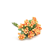AR554 Букетик декоративных цветов, 2см (12шт/упак) оранжевый
