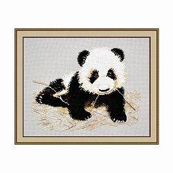 769 Набор для вышивания 'Овен' 'Маленькая панда', 25*19 см