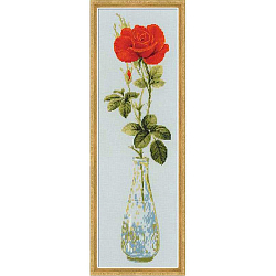 1375 Набор для вышивания Riolis 'Королева цветов', 15*50 см