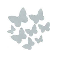 Набор светоотражающих наклеек на одежду 'Бабочки'