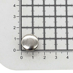 1056 Кнопка 9/15 (O-образная) 15мм (A) металл, никель