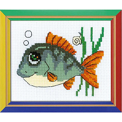 НВ-139 Набор для вышивания Riolis 'Рыбка с улыбкой', 16*13 см