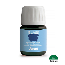 DA0700030 Краска акриловая для стекла Glass, 30мл, Darwi (600 зеленый)
