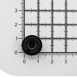 1014-14 Часть кнопки 9 (O-образная) 14мм (D) металл, черненый BIG