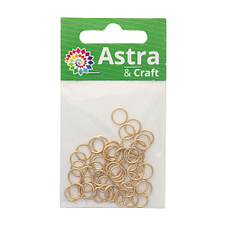4AR244/245/246 Кольцо соединительное 0,9*8мм, 50шт/упак, Astra&Craft
