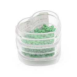 Бисер, (стекло), 11/0, 8 (+/-0,5) гр, цвет 47 св.зеленый/непрозрачный, Astra&Craft