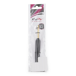 30803 Крючок для вязания с эргономичной ручкой BasixAluminum 3мм, алюминий, золото/черный, KnitPro