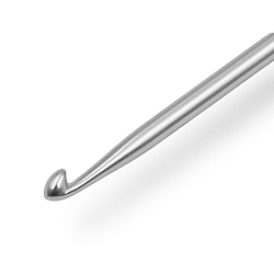 30813 Крючок для вязания с эргономичной ручкой BasixAluminum 3мм, алюминий, серебро/черный, KnitPro