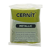 CE0870056 Пластика полимерная запекаемая 'Cernit METALLIC' 56 гр. 051 зеленое золото