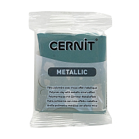 CE0870056 Пластика полимерная запекаемая 'Cernit METALLIC' 56 гр. (054 тюркиз золото)