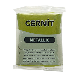 CE0870056 Пластика полимерная запекаемая 'Cernit METALLIC' 56 гр. (051 зеленое золото)