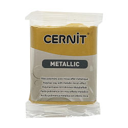 CE0870056 Пластика полимерная запекаемая 'Cernit METALLIC' 56 гр. (053 темное золото)
