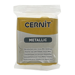 CE0870056 Пластика полимерная запекаемая 'Cernit METALLIC' 56 гр. (055 античное золото)