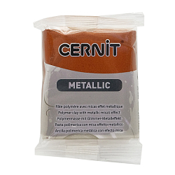 CE0870056 Пластика полимерная запекаемая 'Cernit METALLIC' 56 гр. (058 бронза)