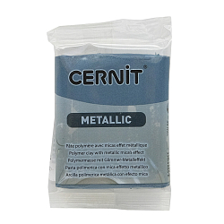 CE0870056 Пластика полимерная запекаемая 'Cernit METALLIC' 56 гр. (167 сталь)