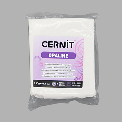 CE0880250 Пластика полимерная запекаемая 'Cernit OPALINE' 250 гр. (010 белый)