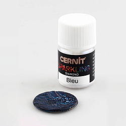 CE6120005 Мика-порошок (слюда) Diamond/бриллиантовый 'SPARKLING POWDER' 5гр. Cernit (200 bleu/голубой)