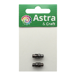 4AR358 Замок магнитно-поворотный для круглого шнура 3*15мм, 2шт/упак, Astra&Craft