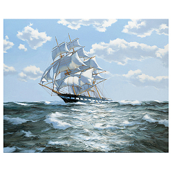 АЖ-1059 Картина стразами 'Алмазная живопись' 'На всех парусах', 55*44 см