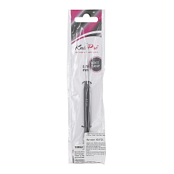 30862 Крючок для вязания с ручкой Steel 0,75мм, сталь, серебро/черный, KnitPro