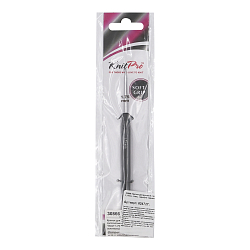 30866 Крючок для вязания с ручкой Steel 1,75мм, сталь, серебро/черный, KnitPro