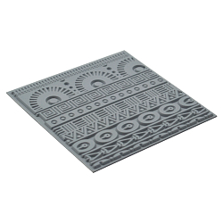 CE95019 Текстура для пластики резиновая 'Геометрия', 9*9 см. Cernit