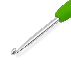 30907 Крючок для вязания с эргономичной ручкой Waves 3,5мм, алюминий, серебро/магнолия, KnitPro