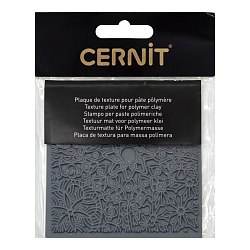 CE95025 Текстура для пластики резиновая 'Мандала', 9*9 см. Cernit