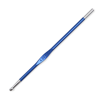 47469 Крючок для вязания Zing 4мм, алюминий, сапфир (темно-синий), KnitPro