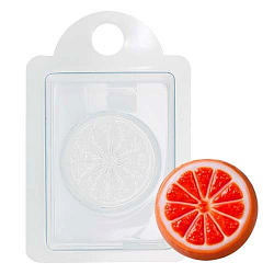 Профессиональная пластиковая форма для изготовления мыла ручной работы (Апельсин сочный)